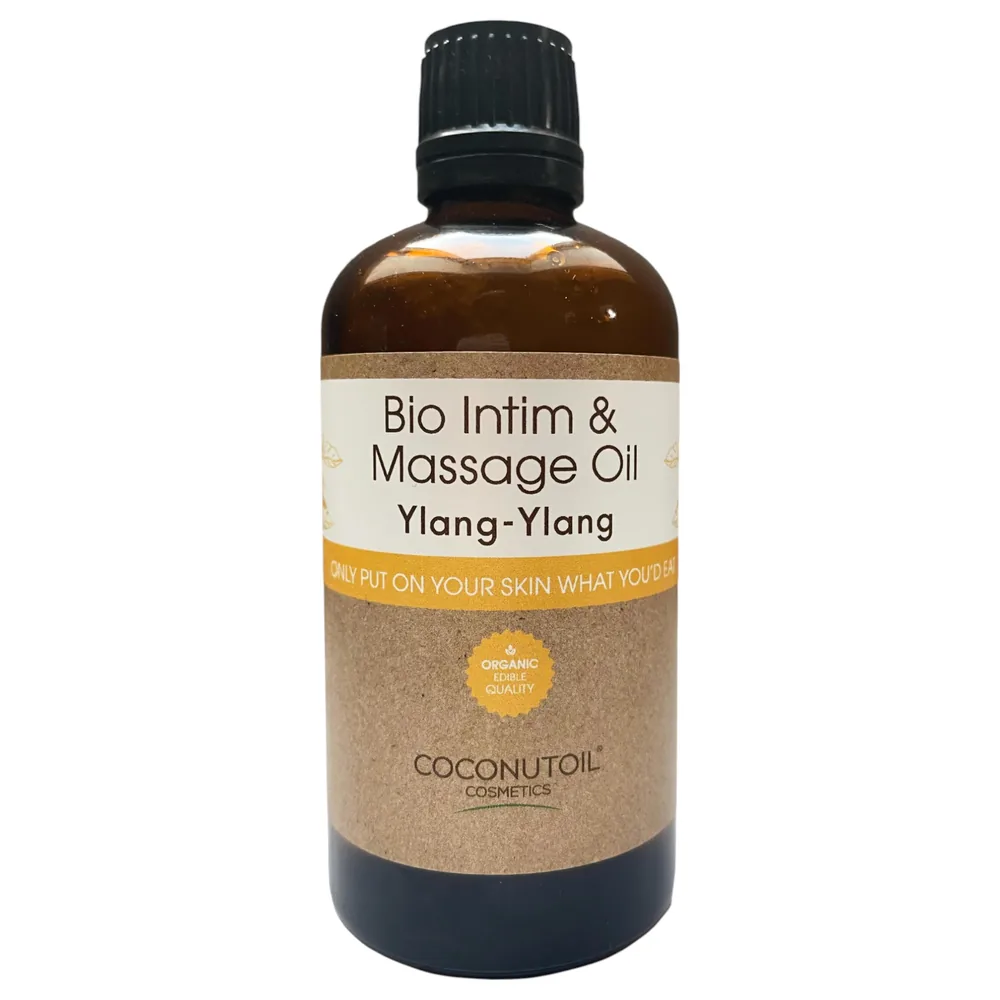 Coconutoil - bio intímny a masážny olej ylang-ylang - 80 ml