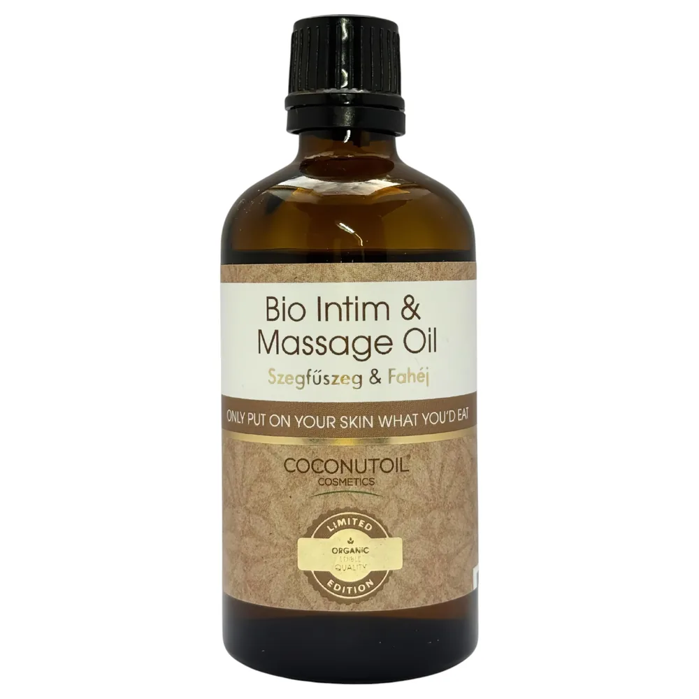 Coconutoil - bio intímny a masážny olej - klinček škorica - 80 ml