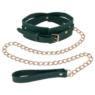 Sportsheets - obojok s vodítkom - zelený