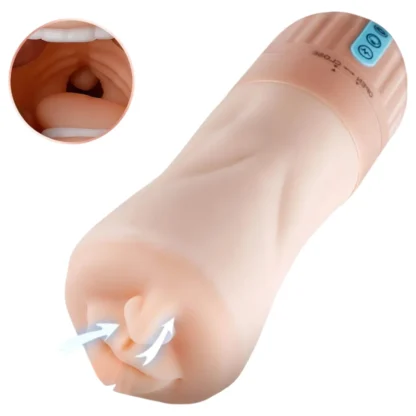 Lonely realistický ústny masturbátor s vibráciou a sacou funkciou