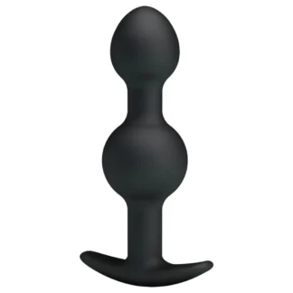 Pretty Love - análny dildo s vnútornou guličkou - čierne