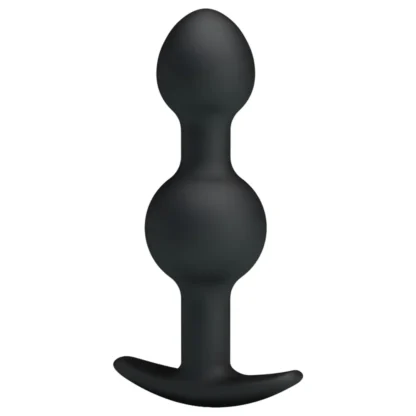 Pretty Love - análny dildo s vnútornou guličkou - čierne