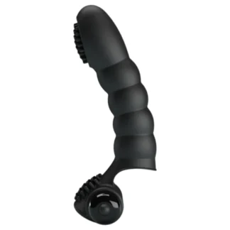 Pretty Love Alexander - vibračný stimulátor na prst - čierny
