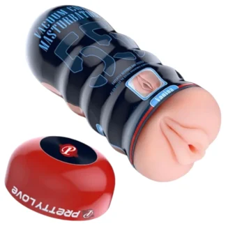 Pretty Love Vacuum Cup - realistická umelá vagína masturbátor (telovej farby)