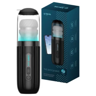 Kaotik Labs Shockwave - tlačiaci interaktívny masturbátor (priehľadný)