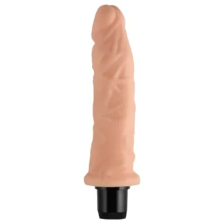 Lovetoy Real Feel - realistický vibrátor - 19 cm - naturálna farba
