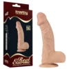 Lovetoy Real Extreme - dildo s prísavkou - 23 cm (prírodné)