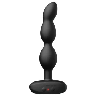 Lovense Ridge - análne korálkové vibračné dildo ovládané aplikáciou (čierne)