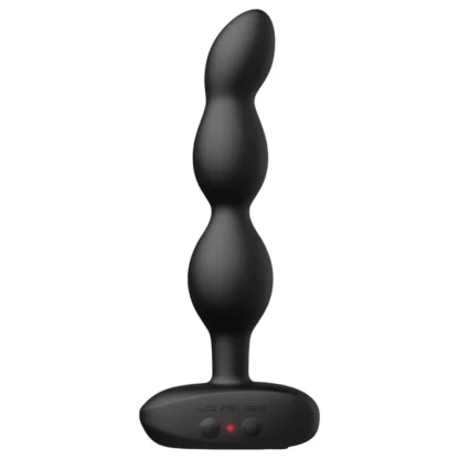 Lovense Ridge - análne korálkové vibračné dildo ovládané aplikáciou (čierne)