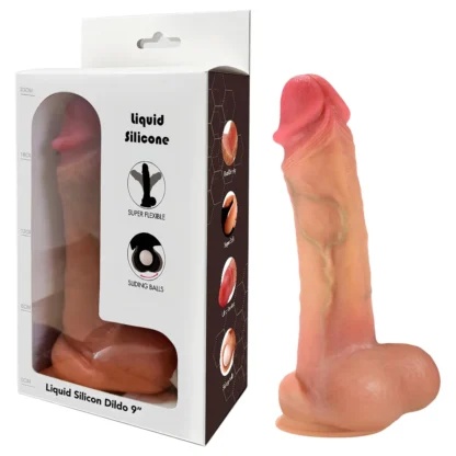 FeelSkin - ultra realistický dildo (prírodný, 21 cm)