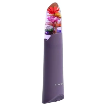 LOVISS Flower - mini tyčový vibrátor (fialový)