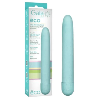 Gaia Eco - vibrátor - ekologický, veľký - modrý