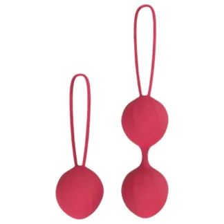 Cotoxo Cherry - súprava gejšiných guličiek 2 ks - červené