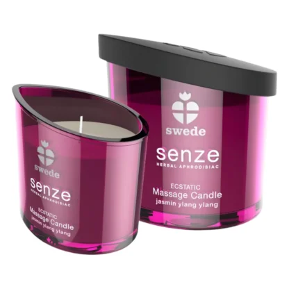 Swede Senze - masážna sviečka - jazmín, ylang-ylang - 50 ml