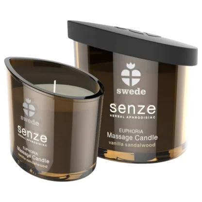 Swede Senze - masážna sviečka - vanilka, santalové drevo - 50 ml