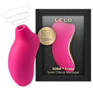 LELO Sona Cruise - pulzačný stimulátor klitorisu - červená