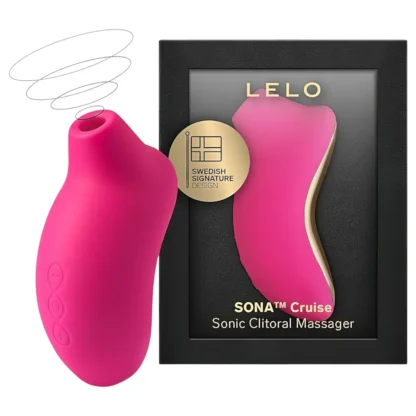 LELO Sona Cruise - pulzačný stimulátor klitorisu - červená
