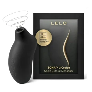 LELO Sona 2 Cruise - stimulátor klitorisu s vlnami - čierny