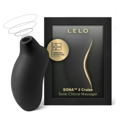 LELO Sona 2 Cruise - stimulátor klitorisu s vlnami - čierny