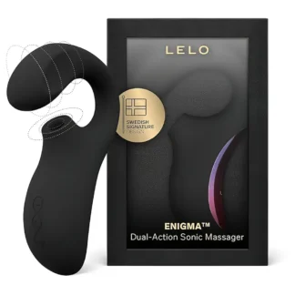 LELO Enigma - vibrátor na G-bod a klitoris - dobíjací, vodotesný, čierny