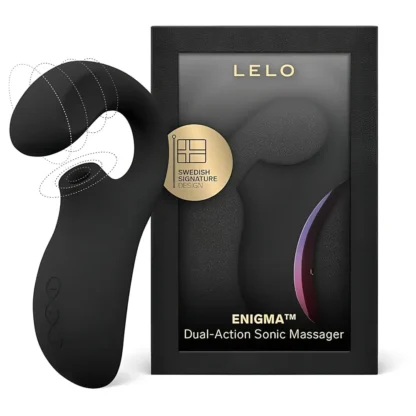 LELO Enigma - vibrátor na G-bod a klitoris - dobíjací, vodotesný, čierny