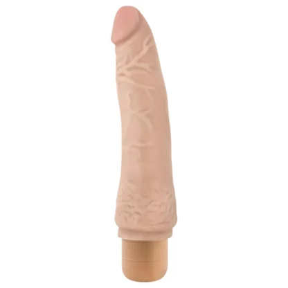 Dr. Skin Vibe No.7 - realistický vibrátor (prírodný)