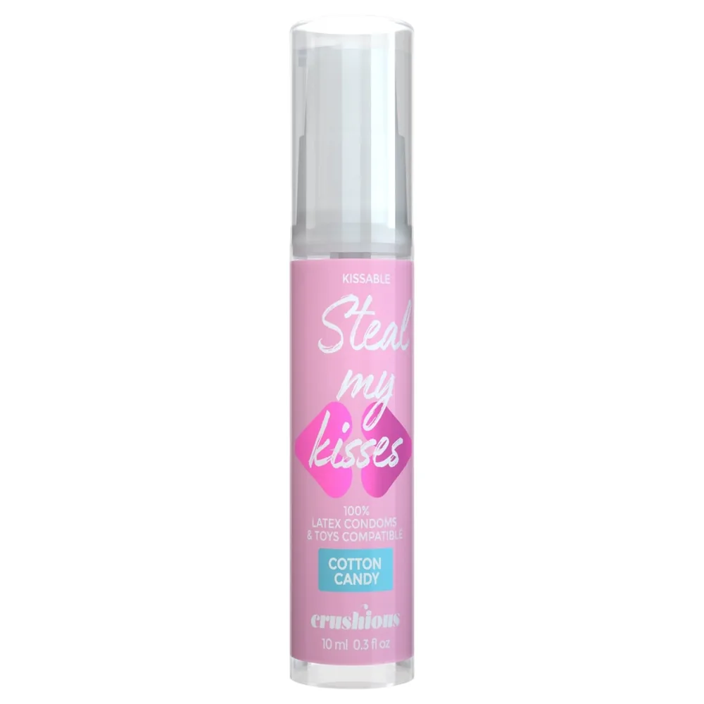 Crushious Steal My Kisses - lubrikant s príchuťou cukrovej vaty (10 ml)