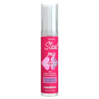 Crushious Steal My Kisses - lubrikant s príchuťou jahoda-šampanské (10 ml)
