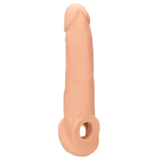 RealRock - návlek na penis - 21,5 cm - telová farba