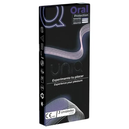 Uniq - orálny kondóm bez latexu - 3 ks