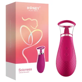 Honey Play Box Scioness - klitorálny vibrátor so saním a lízaním - ružový