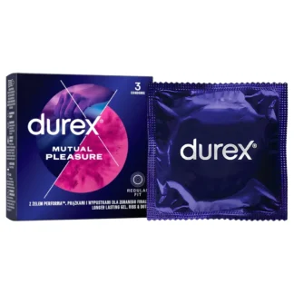 Durex Mutual Pleasure - oneskorujúci kondóm (3 ks)