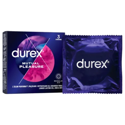 Durex Mutual Pleasure - oneskorujúci kondóm (3 ks)