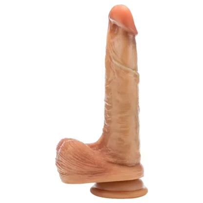 Blush Renaissance - realistický dildo s pohyblivou predkožkou (telovej farby)