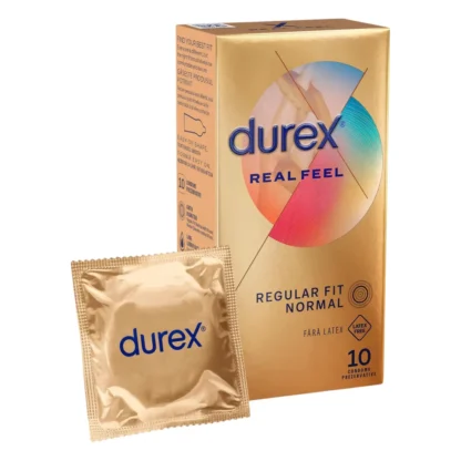 Durex Real Feel - bezlatexový kondóm (10 ks)