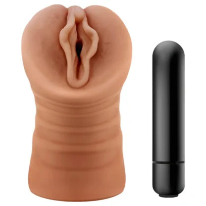 M For Men - vibračná umelá vagína - naturálne prevedenie