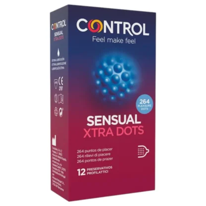 Control - prezervatív s extra bodkami - 12 ks