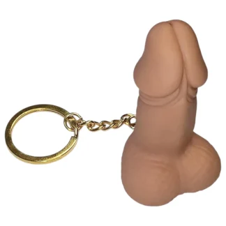 Diverty - kľúčenka s penisom - prírodná farba