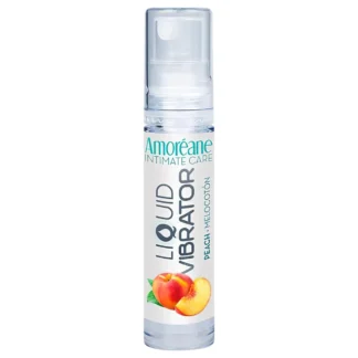 Amoréane - tekutý vibračný stimulačný lubrikant broskyňa (10 ml)