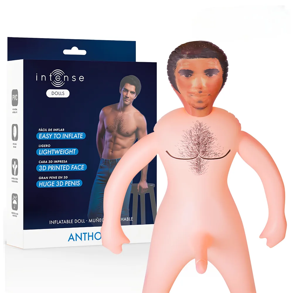 Intense Dolls Anthony - nafukovací muž - realistický gumový pán