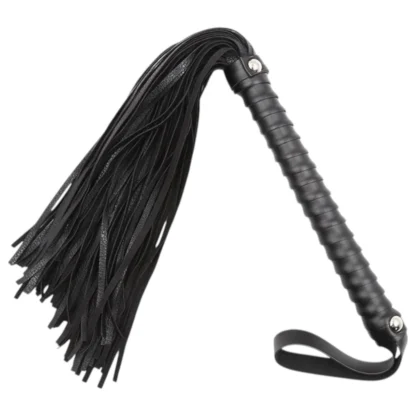Latetobed - bičík so vzorom - čierny 48 cm