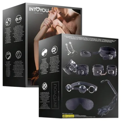 INTOYOU - BDSM sada pre začiatočníkov - 7 dielov - čierna