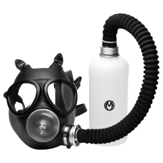 XR Brands - 2v1 sacia maska a aroma inhalátor (čierna)