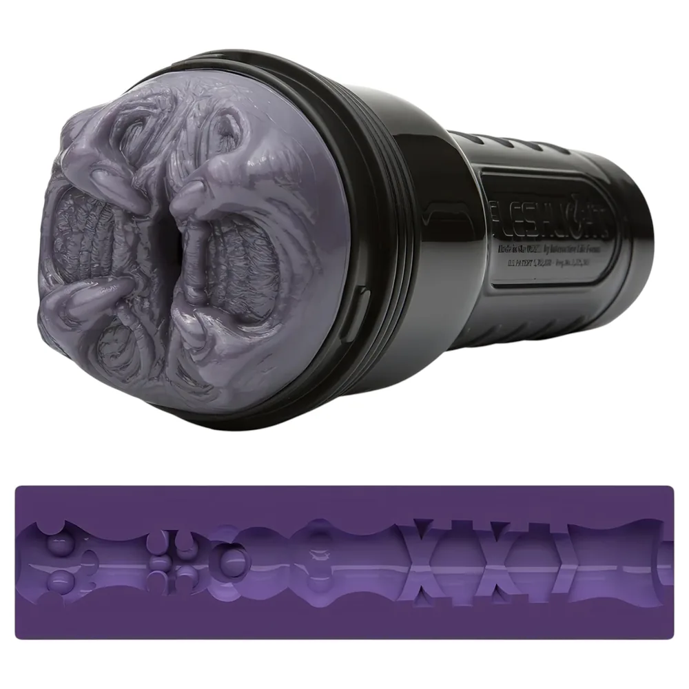Fleshlight Fantasy Predator - fantázia umelá vagína masturbátor (fialová)