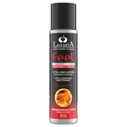 LuxuriA Feel Hot - lubrikant s hrejivým efektom - 60 ml