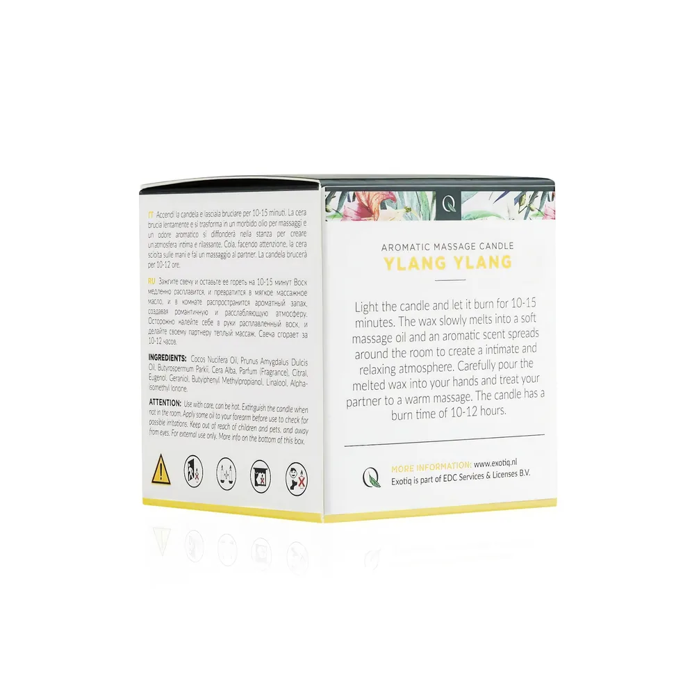Exotiq - masážna sviečka s vôňou ylang ylang - 60g – Obrázok 5