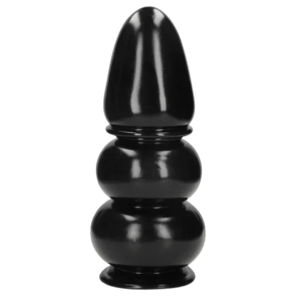 Au! Ultra Collosus - extra veľký análny kolík (čierny) - 33 cm