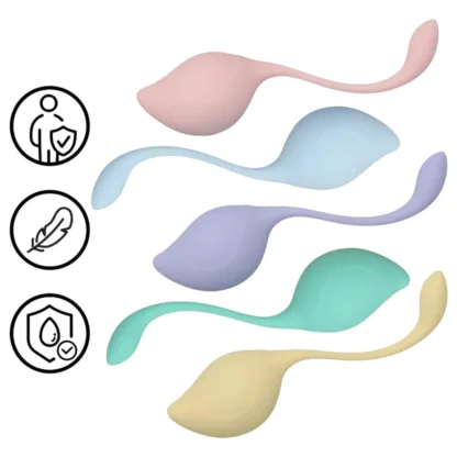 Loveline Pelvic Stem - sada na intímne cvičenie s Kegelovou guľôčkou (5-dielna)