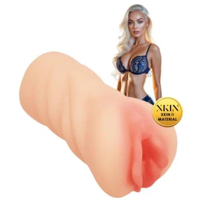 XKIN Desire Alessia - realistická umelá vagína masturbátor (prírodná farba)