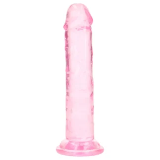 RealRock - realistický dildo s prísavkou (ružový) - 12,7 cm